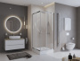 Душевой уголок BelBagno UNO-195-A-2-100-C-NERO Душевой уголок BelBagno UNO-195-A-2-100-C-NERO