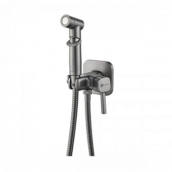 Смеситель Lemark Solo LM7165GM с гигиеническим душем, встраиваемый Смеситель Lemark Solo LM7165GM с гигиеническим душем, встраиваемый