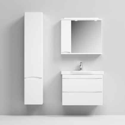 Шкаф-колонна подвесной левый, 175х35х30 см, белый,  Like M80CHL0356WG