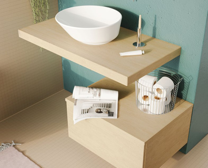 Модуль подвесной, 60 см, светлый дуб