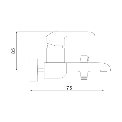 Смеситель для ванны, латунь R2102F