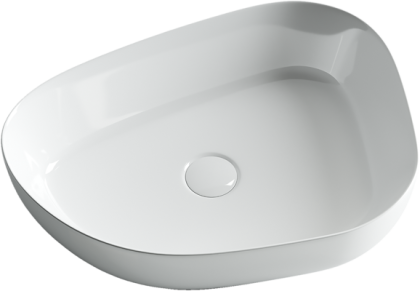 Умывальник чаша накладная неправильной формы Element 550*400*140мм