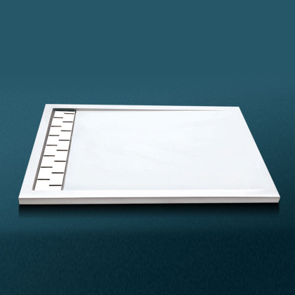 Поддон для душа из искусственного камня VST-2SR38012W, 1200*800*40, белый матовый
