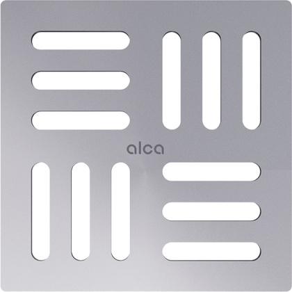 Дизайновая решетка 102×102 мм нержавеющая сталь