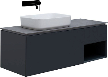 Тумба под раковину Allen Brau Infinity 120 1.21006.AM L антрацит матовый Тумба под раковину Allen Brau Infinity 120 1.21006.AM L антрацит матовый