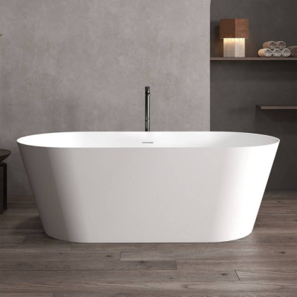 Ванна из искусственного камня ABBER Stein AS9605 белая матовая