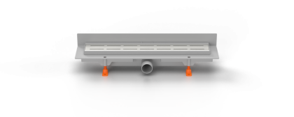 Душевой лоток 35 см Creto Walkway CRE-350 WH-P с решеткой, хром