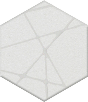 Декор OS\A241\63000 Агуста белый 5,2см*6см*6,9мм (1уп/26шт/8,112м2) матовый, шт