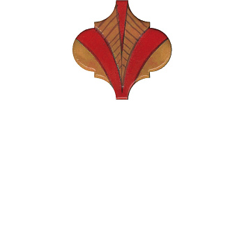 Декор3 VT\A311\65000 Авейру красный/оранжевый (6,5см*6,5см*7мм) (26шт/0,11м2) глянец, шт