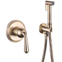 Гигиенический душ со смесителем Rose R0205Q, бронза
