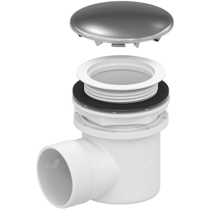 Сифон для душевого поддона RGW Velplex QYD-02 18241102-01 Хром