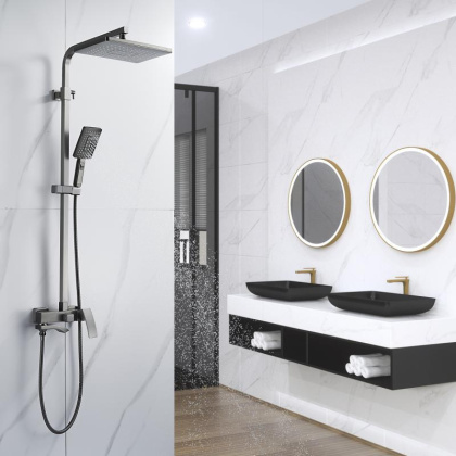 Душевая стойка со смесителем ROSE R15T R1556T