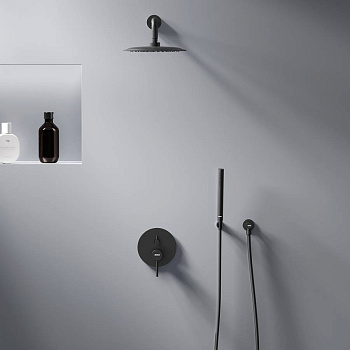 936520300 Scandinavian Pure встраиваемая душевая система со смесителем для душа, черный