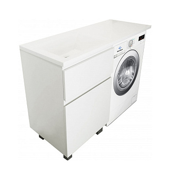 Тумба напольная под умывальник Dallas Luxe 1200х482 2 ящика (ШхГхВ) 548х476х860