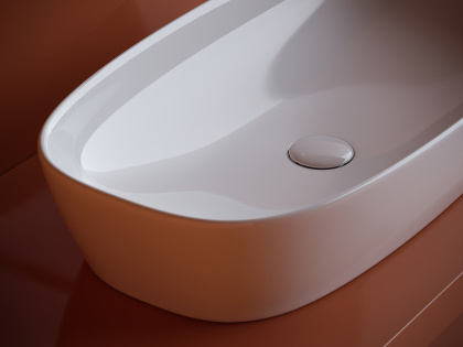 Умывальник чаша накладная овальная Element 700*375*140мм