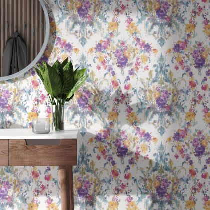 Обои виниловые Эдем мотив, цветной яркий Обои виниловые Эдем мотив, цветной яркий