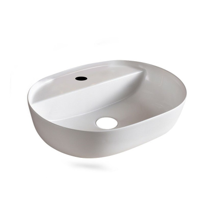 Умывальник накладной, овальный, белый, Point Виктория 51, PN43066 Умывальник накладной, овальный, белый, Point Виктория 51, PN43066