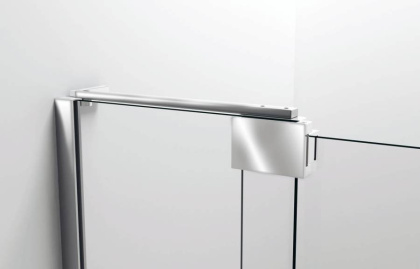 Душевая дверь Extra VDP-1E8090CLB, 800/900, черный, стекло прозрачное 