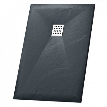 Душевой поддон RGW ST-G 80 x 180 см, прямоугольный, искусственный камень, графит, 14152818-02