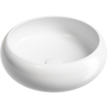 Умывальник чаша накладная круглая (цвет Белый Матовый) Element 360*360*120мм