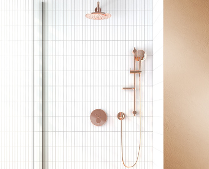 Душевой комплект Bliss, медь Душевой комплект Bliss, медь