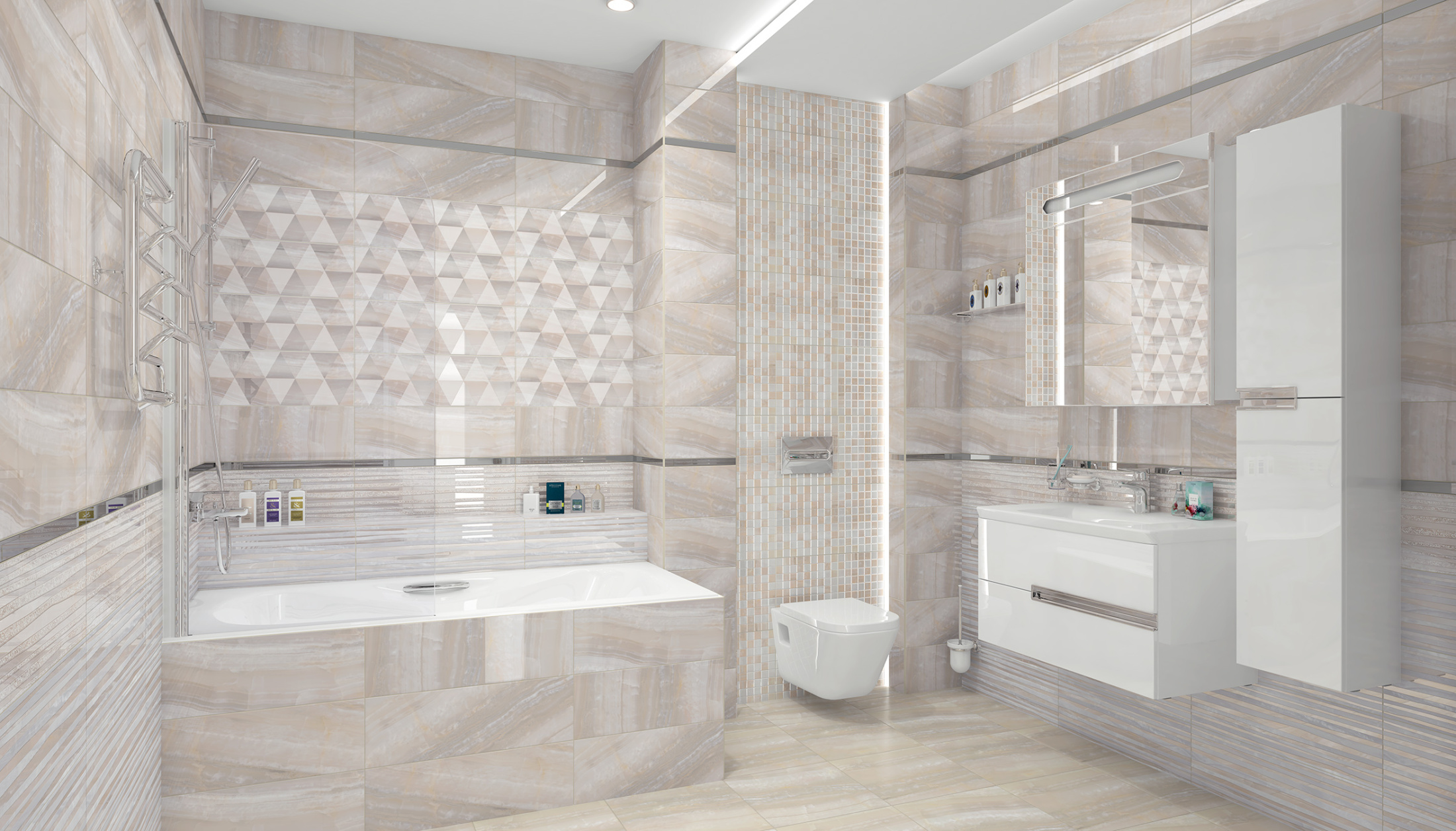 Diadema Fly Декор бежевый 17-10-11-1185-0 20х60