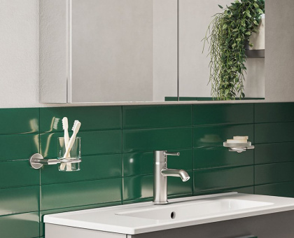 Подстаканник для зубных щеток Minimax, глянцевый хром