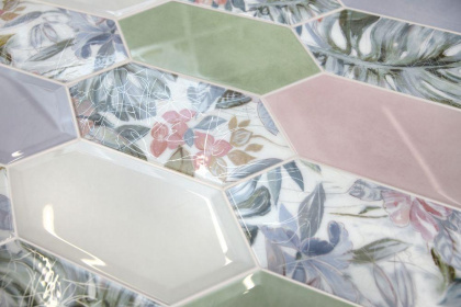 Декор VB\A63\35000 Фурнаш Белый (34см*14см*6,9мм) (10шт/0,47м2) Глянцевый 3, шт