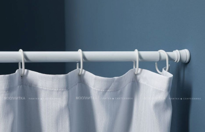 Карниз для ванны Aquanet SR0020A, раздвижной 110-200, гянцевый белый