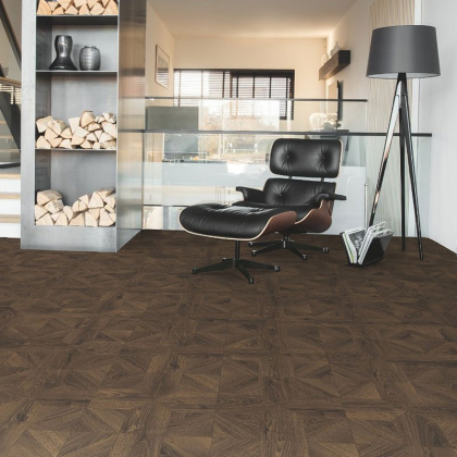 Ламинат Quick-Step  Impressive patterns Ultra IPU4145 Дуб кофейный брашир. (12мм/33кл/1,426м2) (1 20, м2