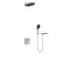 Душевой комплект VSFW-4I211RCH встраиваемый, двухрежимный, хром