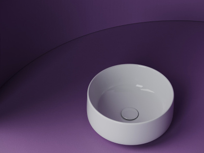 Умывальник чаша накладная круглая Element 355*355*150мм Умывальник чаша накладная круглая Element 355*355*150мм