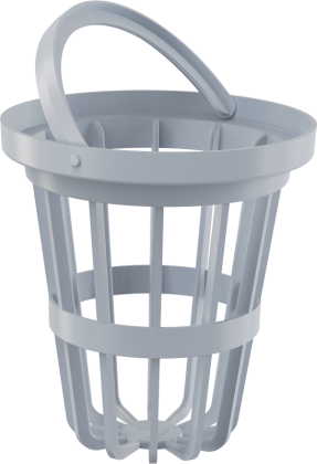 Корзина - серая