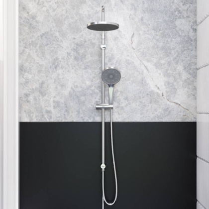 947000000 Apollo душ.система: верх.душ 235 мм, ручн.душ 3 ф-ции 125*215 мм, штанга 1050-1450 мм, хром 947000000 Apollo душ.система: верх.душ 235 мм, ручн.душ 3 ф-ции 125*215 мм, штанга 1050-1450 мм, хром