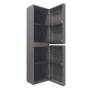 Шкаф Caprise VSC-4CA150MLG-L подвесной, левый, 1500*404*350, светло-серый матовый