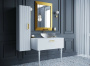 Тумба Linea 100 белая + Золото_Комплект 842-100-WG Boheme Тумба Linea 100 белая + Золото_Комплект 842-100-WG Boheme