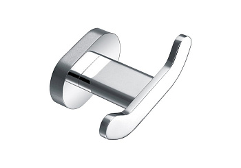 Двойной крючок для полотенец в комплекте с креплением Livorno хром 3014-0001, шт