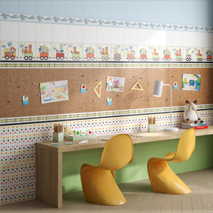 Бордюр 1 OP\A218\5009 Альпаки Белый (20см*6,3см*6,9мм) (32шт/0,403м2) ., шт