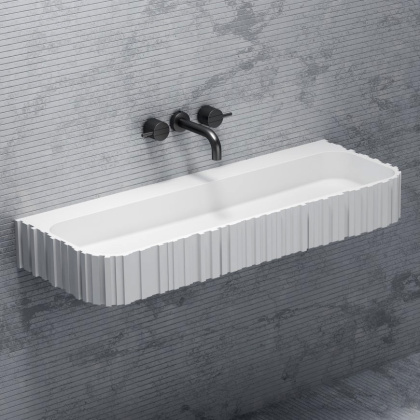 Раковина подвесная ABBER Stein AS2652-1.0 белая матовая Раковина подвесная ABBER Stein AS2652-1.0 белая матовая