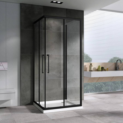 Душевой уголок ABBER Schwarzer Diamant AG02100BH-S100B
