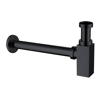 Сифон для раковины ABBER AF0031B черный матовый Сифон для раковины ABBER AF0031B черный матовый
