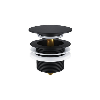 Донный клапан Excellent Click-clack для отдельностоящей ванны ARIN.2485.01BL (черная) Донный клапан Excellent Click-clack для отдельностоящей ванны ARIN.2485.01BL (черная)