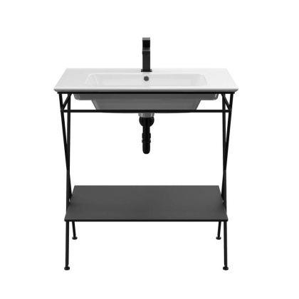 Металлическая структура PIANO Next напольная 75, черная матовая PIA.N.75\BLK