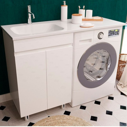 Комплект мебели Barcelona Luxe 1200х482 левосторонний напольный 2-х дверный (ШхГхВ) 548х476х860