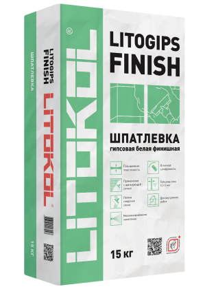 Гипсовая шпатлевка LITOGIPS FINISH  15 Гипсовая шпатлевка LITOGIPS FINISH  15