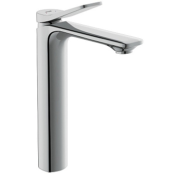 Смеситель для раковины высокий ODRA однорычажный клик клак