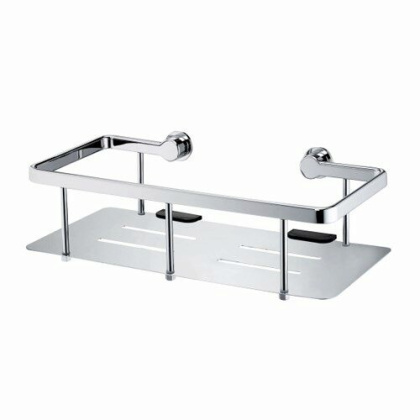 Полка металлическая, 30,5х9х15 см, хром, K-511