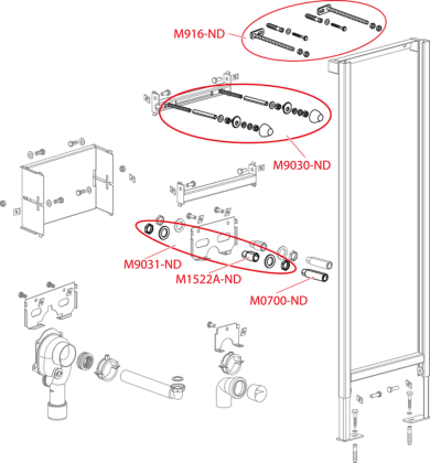 Монтажная рама для смесителя