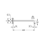 Душевой кронштейн GROHE Rainshower 422 мм, хром (26145000)