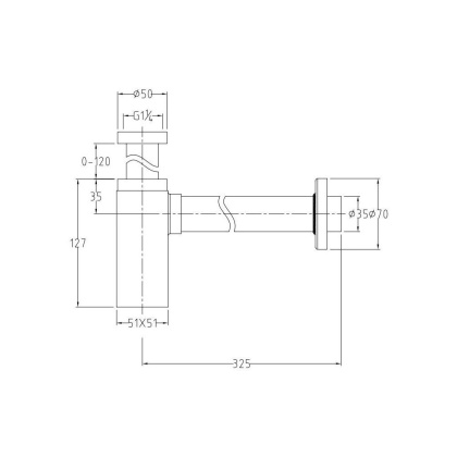 Сифон для раковины Allen Brau Infinity 5.21027-00 хром Сифон для раковины Allen Brau Infinity 5.21027-00 хром
